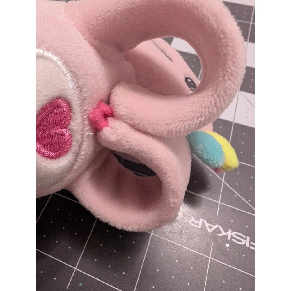 Axolotl hugger stuffed toy Top Trenz 6 inch love heart on tummy pink rainbow
